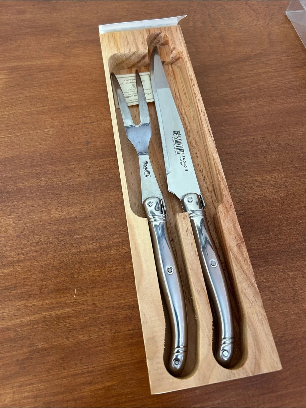 Laguiole 2 Piece Carving Set